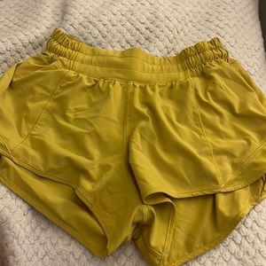 Lululemon Yellow shorts
